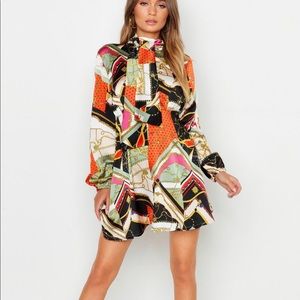 Colorful lightweight skater dress